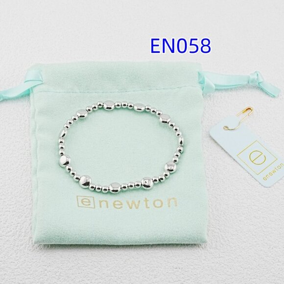 Enewton Platinum Flat Oval Bead Mix Bracelet - Picture 2 of 4